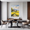 Barn Amidst Yellow Fields Dining Room Demo