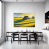 Barn Amidst Yellow Fields Dining Room Demo