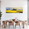 Barn Amidst Yellow Fields Dining Room Demo