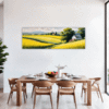 Barn Amidst Yellow Fields Dining Room Demo