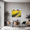 Barn Amidst Yellow Fields Dining Room Demo