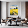 Barn Amidst Yellow Fields Dining Room Demo
