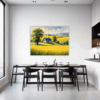 Barn Amidst Yellow Fields Dining Room Demo