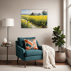 Barn Amidst Yellow Fields Living Room Demo
