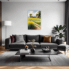 Barn Amidst Yellow Fields Living Room Demo