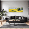 Barn Amidst Yellow Fields Living Room Demo