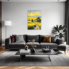 Barn Amidst Yellow Fields Living Room Demo
