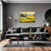 Barn Amidst Yellow Fields Living Room Demo