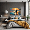 Beach Sunset Stroll Bedroom Demo