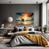 Beach Sunset Stroll Bedroom Demo