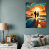Beach Sunset Stroll Bedroom Demo