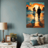 Beach Sunset Stroll Bedroom Demo