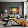 Beach Sunset Stroll Bedroom Demo