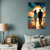 Beach Sunset Stroll Bedroom Demo