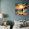 Beach Sunset Stroll Bedroom Demo