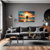Beach Sunset Stroll Living Room Demo