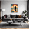 Beach Sunset Stroll Living Room Demo