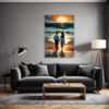 Beach Sunset Stroll Living Room Demo