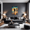 Beach Sunset Stroll Living Room Demo