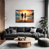 Beach Sunset Stroll Living Room Demo