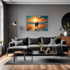 Beach Sunset Stroll Living Room Demo