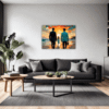 Beach Sunset Stroll Living Room Demo