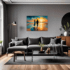 Beach Sunset Stroll Living Room Demo