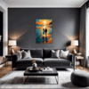 Beach Sunset Stroll Living Room Demo