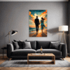 Beach Sunset Stroll Living Room Demo