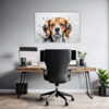 Beagle Abstract Art Office Demo