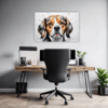 Beagle Abstract Art Office Demo