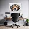 Beagle Abstract Art Office Demo