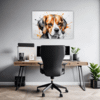 Beagle Abstract Art Office Demo