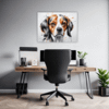 Beagle Abstract Art Office Demo