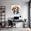 Beagle Abstract Art Office Demo
