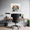 Beagle Abstract Art Office Demo