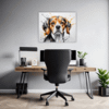 Beagle Abstract Art Office Demo