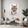 Bengal Cat Gaze Living Room Demo