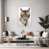 Bengal Cat Gaze Living Room Demo
