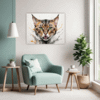 Bengal Cat Gaze Living Room Demo