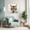 Bengal Cat Gaze Living Room Demo