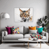 Bengal Cat Gaze Living Room Demo