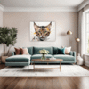 Bengal Cat Gaze Living Room Demo