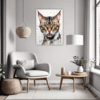 Bengal Cat Gaze Living Room Demo