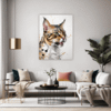 Bengal Cat Gaze Living Room Demo