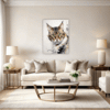 Bengal Cat Gaze Living Room Demo