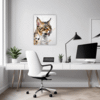 Bengal Cat Gaze Office Demo