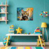 Bengal Cat's Silent Roar Children's Room Demo