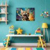 Bengal Cat's Silent Roar Children's Room Demo