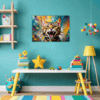 Bengal Cat's Silent Roar Children's Room Demo